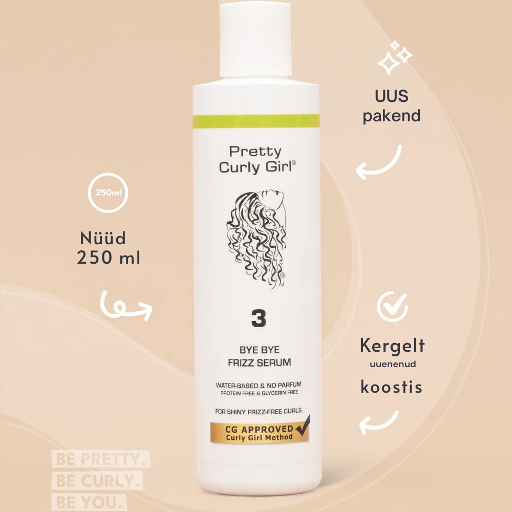 Pretty Curly Girl Bye Bye Frizz Serum - kahuvastane seerum 250 ml - Image 3